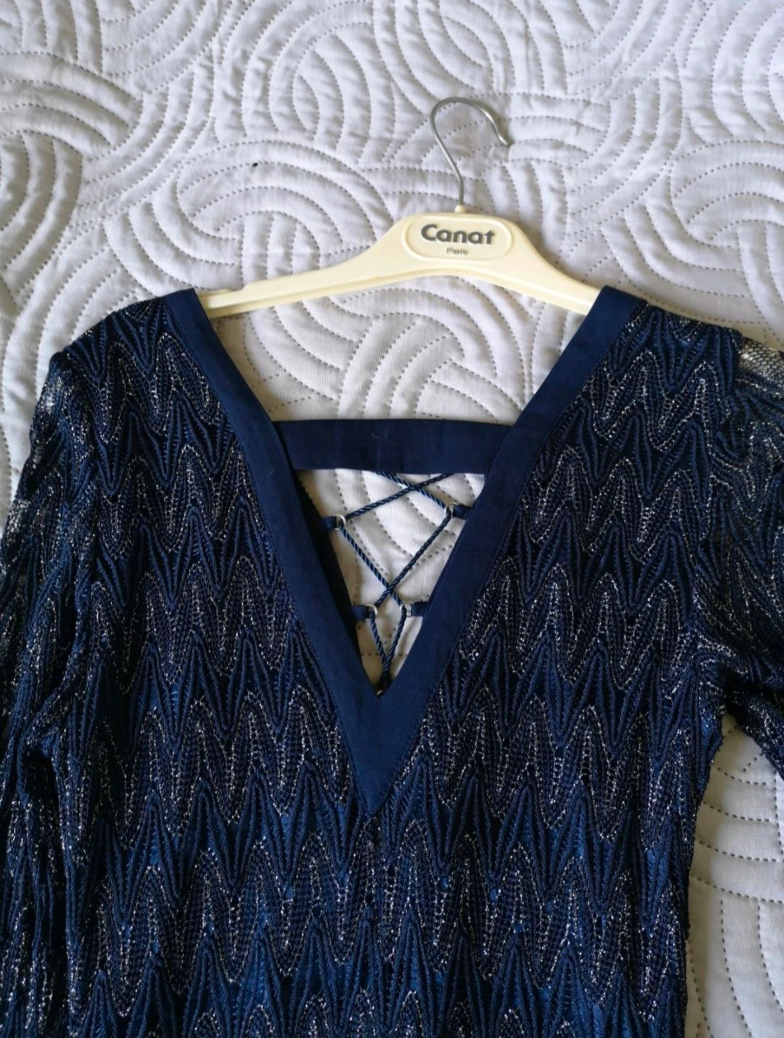 Vestido Morgan azul marino talla 34/XS – photo 2